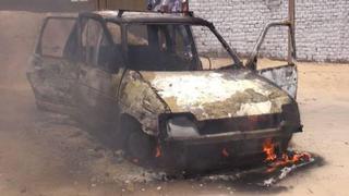Trujillo: vecinos quemaron tico que era usado por delincuentes