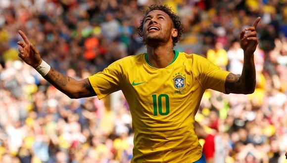 Neymar alcanzó a Romario con 55 goles en la ‘Canarinha’. (Foto: AFP)