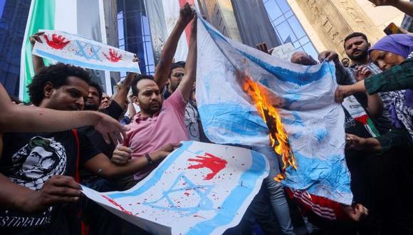 Protesta en El Cairo, Egipto, contra Israel. (Reuters).