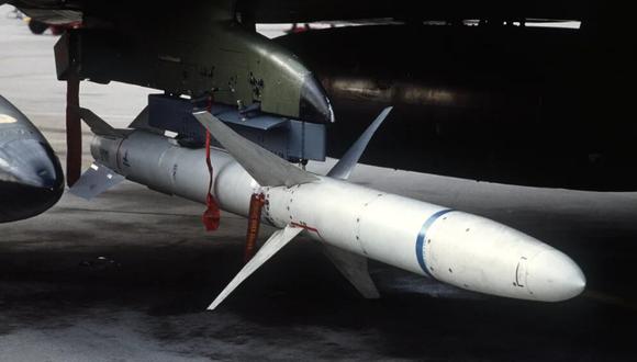 Misil antirradar AGM-88 HARM. (Foto: Wikimedia Commons)