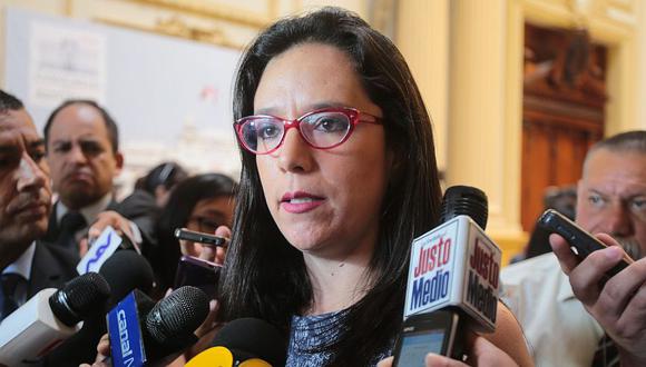 La congresista Marisa Glave, del bloque Nuevo Perú, señaló que esperan una respuesta la próxima semana sobre su pedido de invalidar el reglamento interno del Frente Amplio. (Archivo El Comercio)