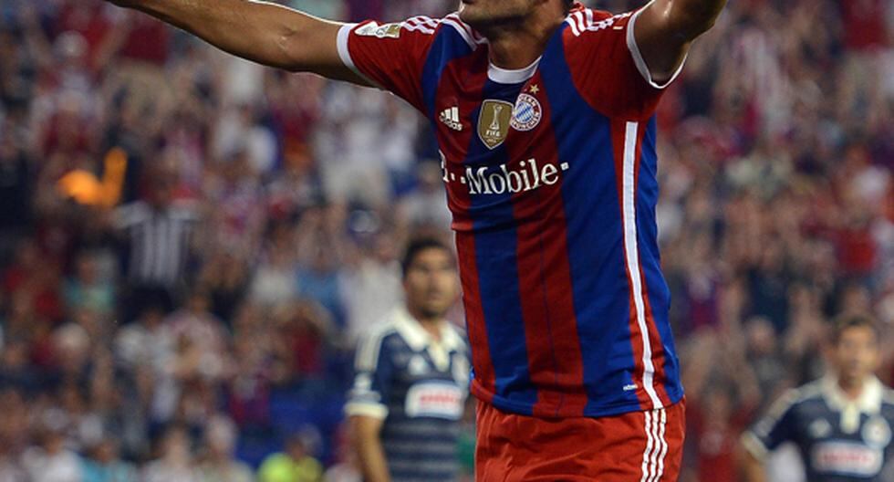 Claudio Pizarro hizo el cuarto gol del Bayern Munich. (Foto: Getty Images)