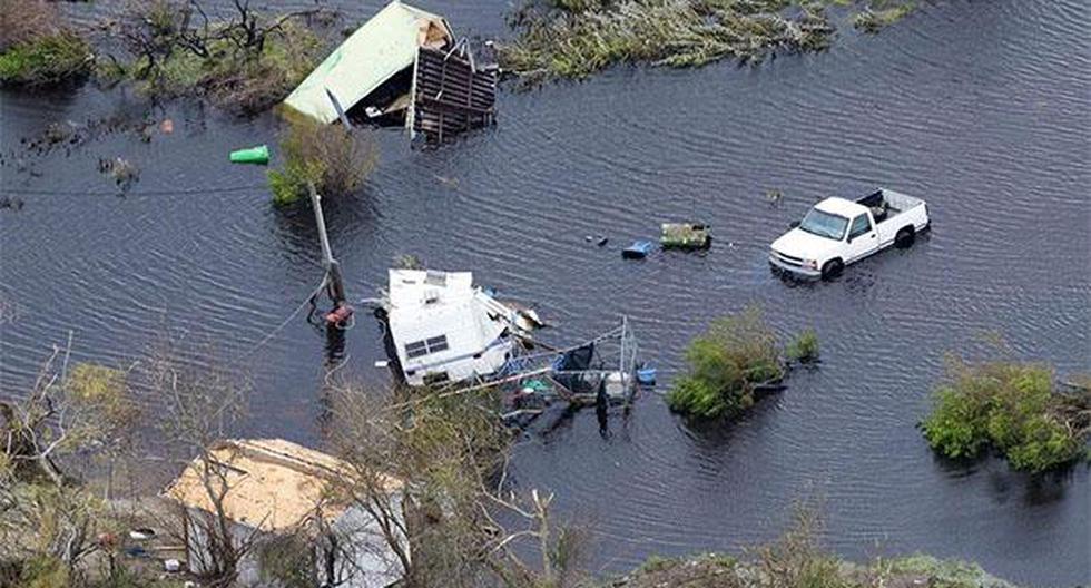 Cancillería. No hay peruanos entre víctimas por el paso del huracán Harvey en Estados Unidos. (Foto: EFE)