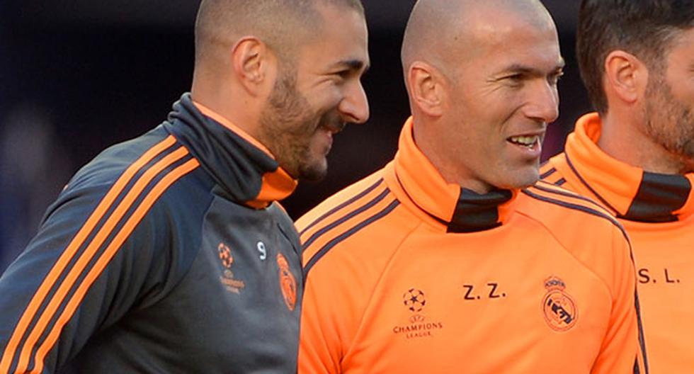 Zinedine Zidane confiado en que Karim Benzema supere sus problemas legales. (Foto: Getty Images)