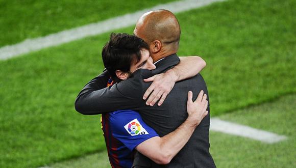 Guardiola: "Me haría feliz que Messi acabe su carrera en Barza"