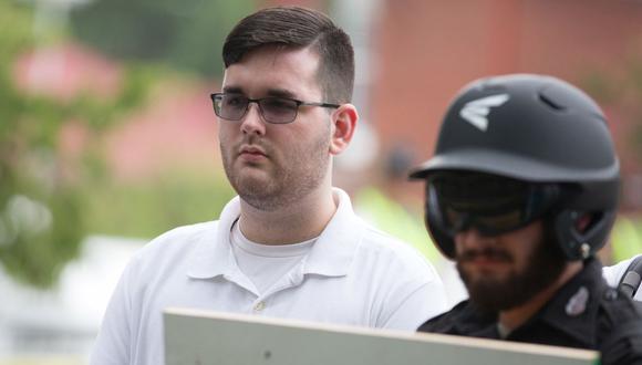 James Fields participó en la manifestación supremacista que se desarrolló el sábado en Charlottesville. (AP).