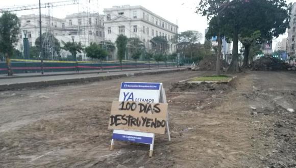 "Excavando 28 de Julio", por Gonzalo Torres del Pino