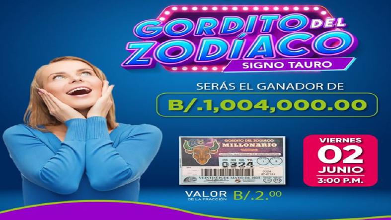 Resultados Lotería Nacional de Panamá  2 de junio: Ganadores del Sorteo Gordito del Zodíaco 