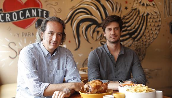 Arturo Madueño y Luis Madueño, socios fundadores de Primos Chicken Bar. (Foto: César Campos)