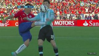 Medel y el patadón con el que detuvo a Messi en la Copa América