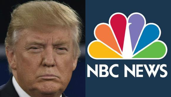 Donald Trump está molesto con NBC News tras la publicación de un reportaje según el cual el secretario de Estado Rex Tillerson consideró su renuncia. (AFP).