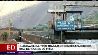 Huancavelica: derrumbe de mina deja tres trabajadores desaparecidos 