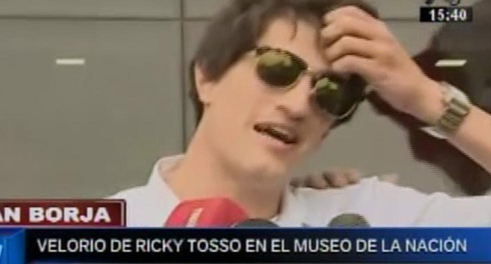 Stefano Tosso recuerda de manera sensible a Ricky Tosso. (Foto: Captura Canal N)