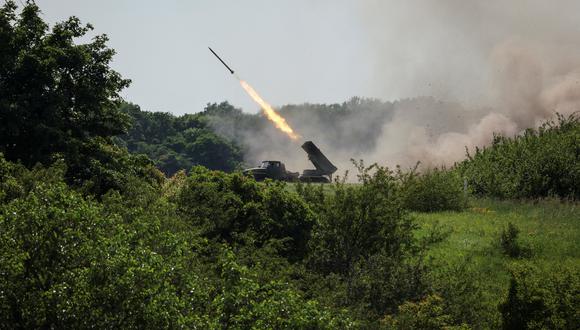 Imagen del 12 de junio del 2022 que muestra la defensa ucraniana en Lysychansk, Lugansk. REUTERS