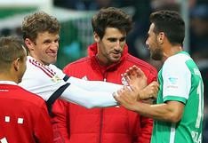 Claudio Pizarro: Tomas Muller lo "vaciló" antes del Bayern Munich vs Werder Bremen