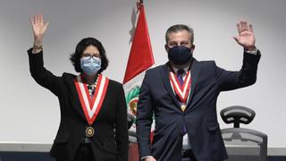 Carmen Velarde y Piero Corvetto juraron como jefes de Reniec y ONPE