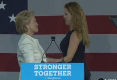 Hillary Clinton y Alicia Machado arremeten contra Donald Trump 