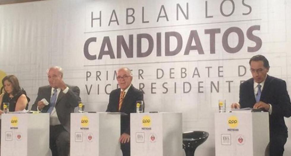 Se llevó a cabo el debate entre candidatos a la vicepresidencia. (Foto: Andina)