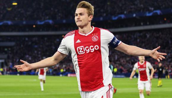 Matthijs de Ligt ha sido formado en el Ajax desde los 8 años. (Foto: AFP)