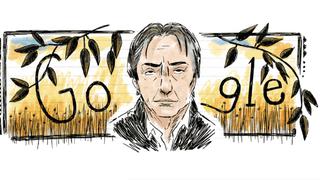 Google recuerda a Alan Rickman, el querido profesor Snape