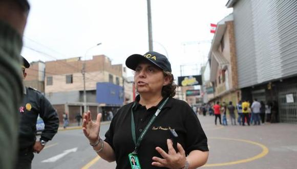 Susel Paredes es la gerenta de Fiscalización de La Victoria y pieza clave en la operación contra el comercio ambulatorio en Gamarra. (Foto: El Comercio)