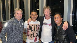 Selección peruana: Ricardo Gareca y Néstor Bonillo se juntaron con Yotún y Cueva