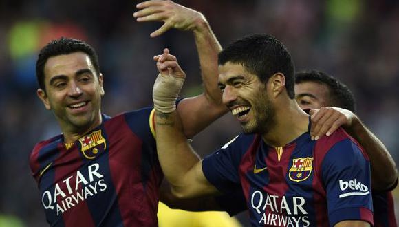 Luis Suárez marcó doblete en Barcelona con sendos golazos