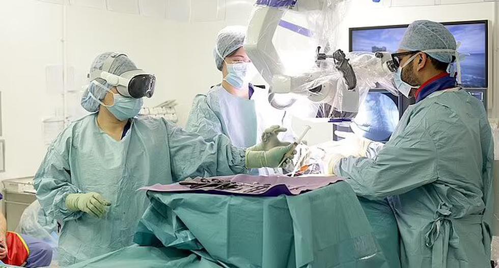 Apple Vision Pro makes a leap in medicine: used for the first time in surgery in the UK |  apple |  London |  virtual reality |  TECHNOLOGY