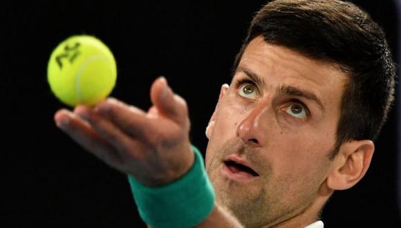Novak Djokovic se encuentra 'atrapado' en Australia. (Foto: AFP)
