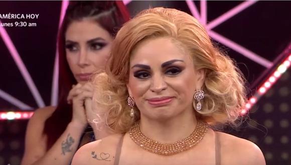Leslie Moscoso fue eliminada de "Reinas del Show". (Foto: Captura América TV).