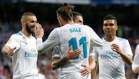 Real Madrid pasó por encima a un débil Celta de Vigo en el Estadio Santiago Bernabéu por la jornada 37° de la Liga española. Gareth Bale fue la figura del encuentro. (Foto: Real Madrid)
