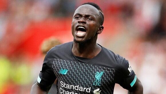 Sadio Mané celebrando tras anotar con la camiseta del Liverpool. (Imagen: sadiomaneofficiel / Instagram)