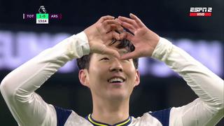 ¡Fue un misil! Heung-Min Son y el golazo desde fuera del área en el Tottenham vs. Arsenal | VIDEO