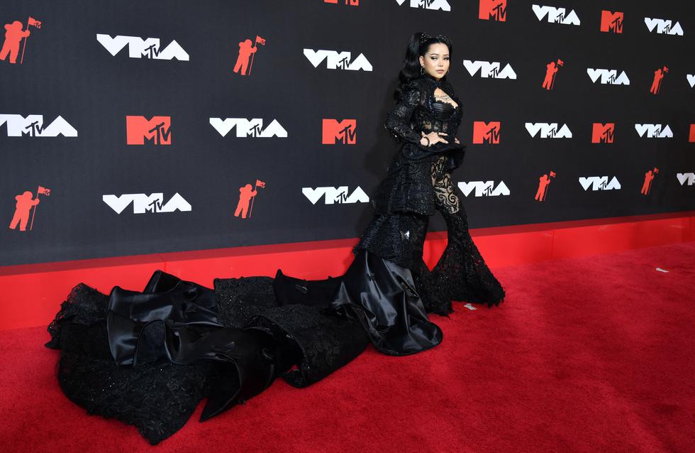 The American celebrity of Filipino descent on the red carpet at the MTV Video Music Awards. (Photo: AFP).