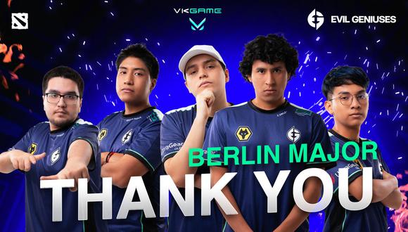 Evil Geniuses cayó ante Team Liquid y quedó en el Top 4 de la Berlín Major 2023. | (Foto: Evil Geniuses/Twitter)