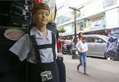 Perú: en Gamarra se venden los uniformes escolares desde 35 soles