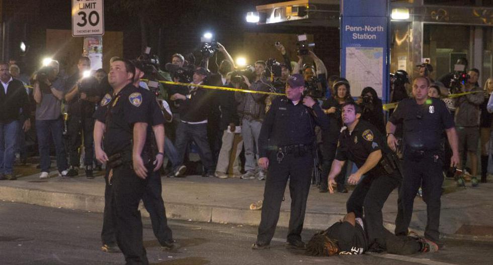 Policía de Baltimore durante operativo. (Foto: EFE)