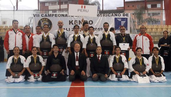 Equipo nacional logró el tercer lugar tanto en equipos femenino como masculino en Latinoamericano de Kendo que se realizó en Cali. (Foto: Federación peruana de Kendo)
