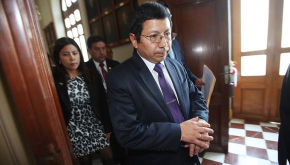 Edmer Trujillo dejó el cargo de ministro de Transportes el jueves 13 de febrero. (Foto: Dante Piaggio/El Comercio).