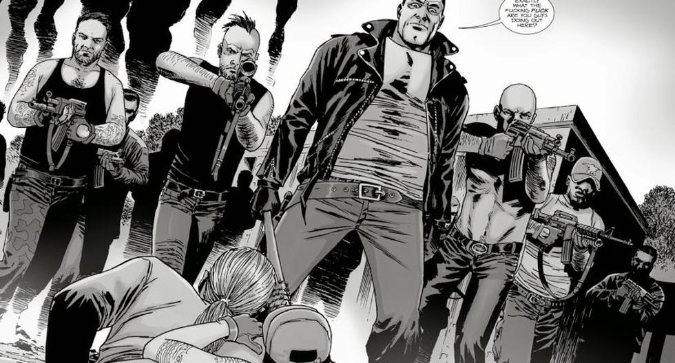 Negan en el cómic de 'The Walking Dead' (Foto: Image Comics)