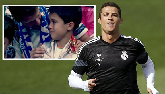 Cristiano Ronaldo emocionó a niño con un hermoso gesto (VIDEO)