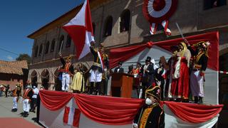 Puno: alcalde provincial de Lampa personifica a don José de San Martín y proclama la Independencia del Perú