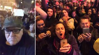 Facebook: Michael Moore participa en protestas contra Trump