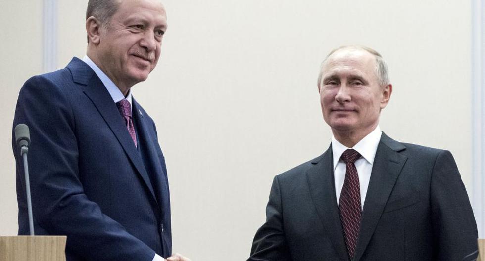 Vladimir Putin y Recep Tayyip Erdogan ya han celebrado cinco reuniones en lo que va del año. (Foto: EFE)