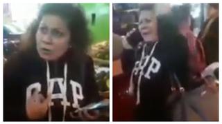 Ate: mujer amenaza y lanza insultos racistas a fiscalizadores durante una operación | VIDEO