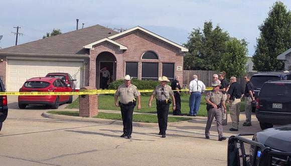 Tiroteo en una casa en Texas deja cinco muertos y un herido. (AP).