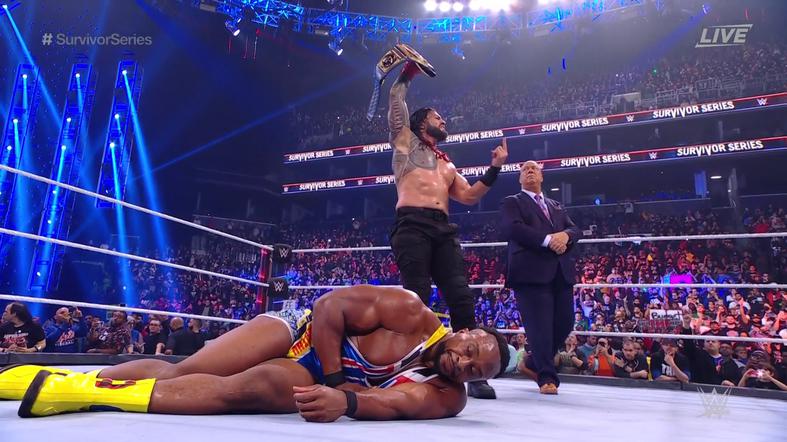 WWE Survivor Series: Roman Reigns derrotó a Big E en el Barclays Center de Brooklyn