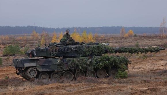 Alemania confirmó que enviará tanques Leopard a Ucrania. (GETTY IMAGES).