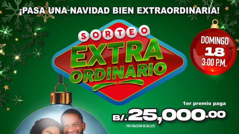 Lotería Nacional de Panamá - Sorteo Extraordinario: resultados del domingo 18 de diciembre
