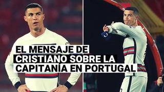 Cristiano Ronaldo se pronuncia tras tirar la cinta de capitán e irse furioso del campo en el Portugal-Serbia